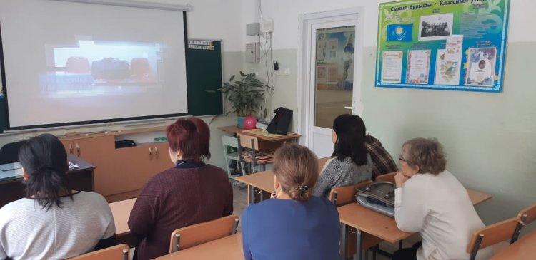 «№ 14 мектеп-бақша» КММ-де ұжым және оқушылар арасында дағдарыс жағдайындағы бойынша сабақтар өткізілді